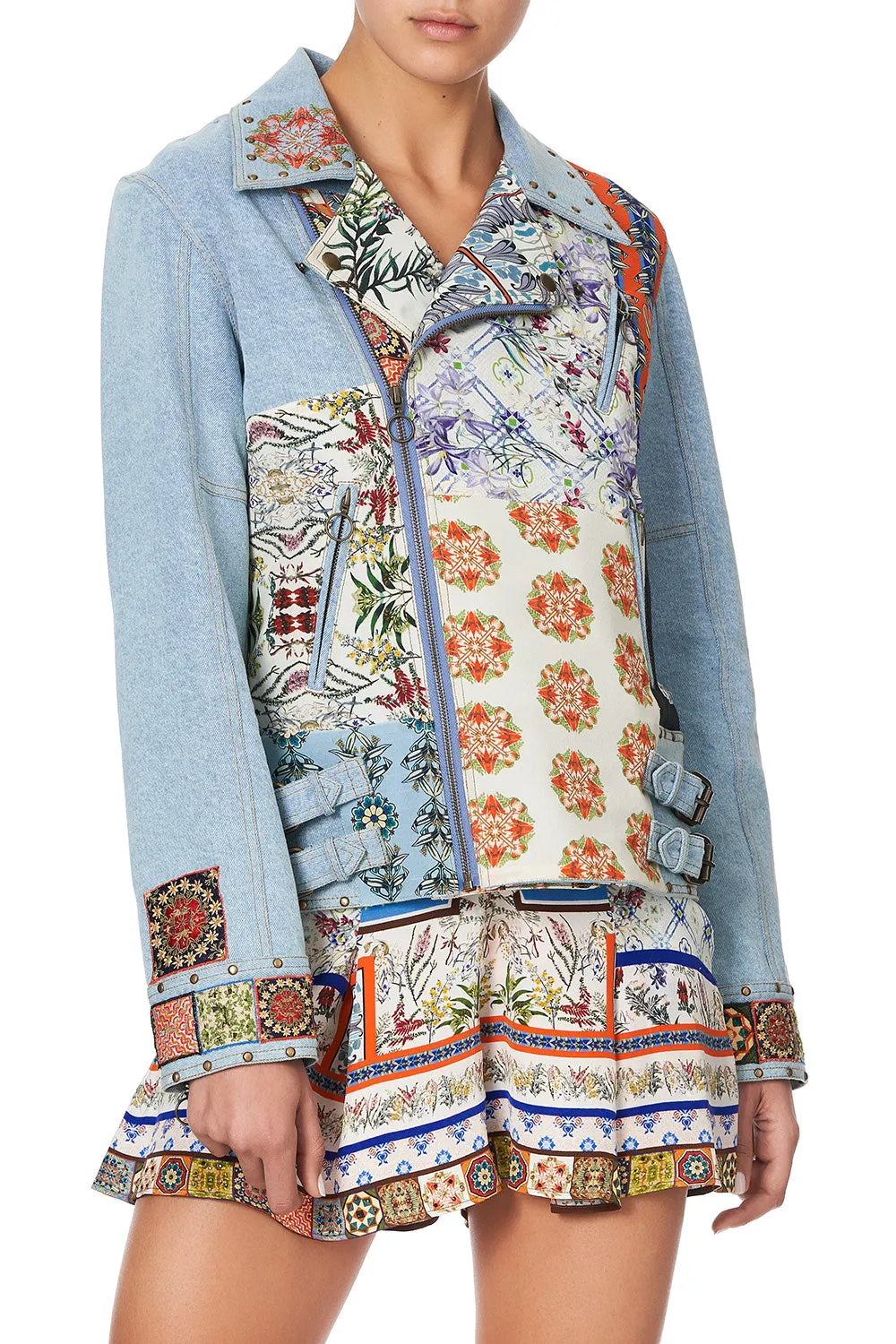 PATCHWORK DENIM JACKET GONE COAST