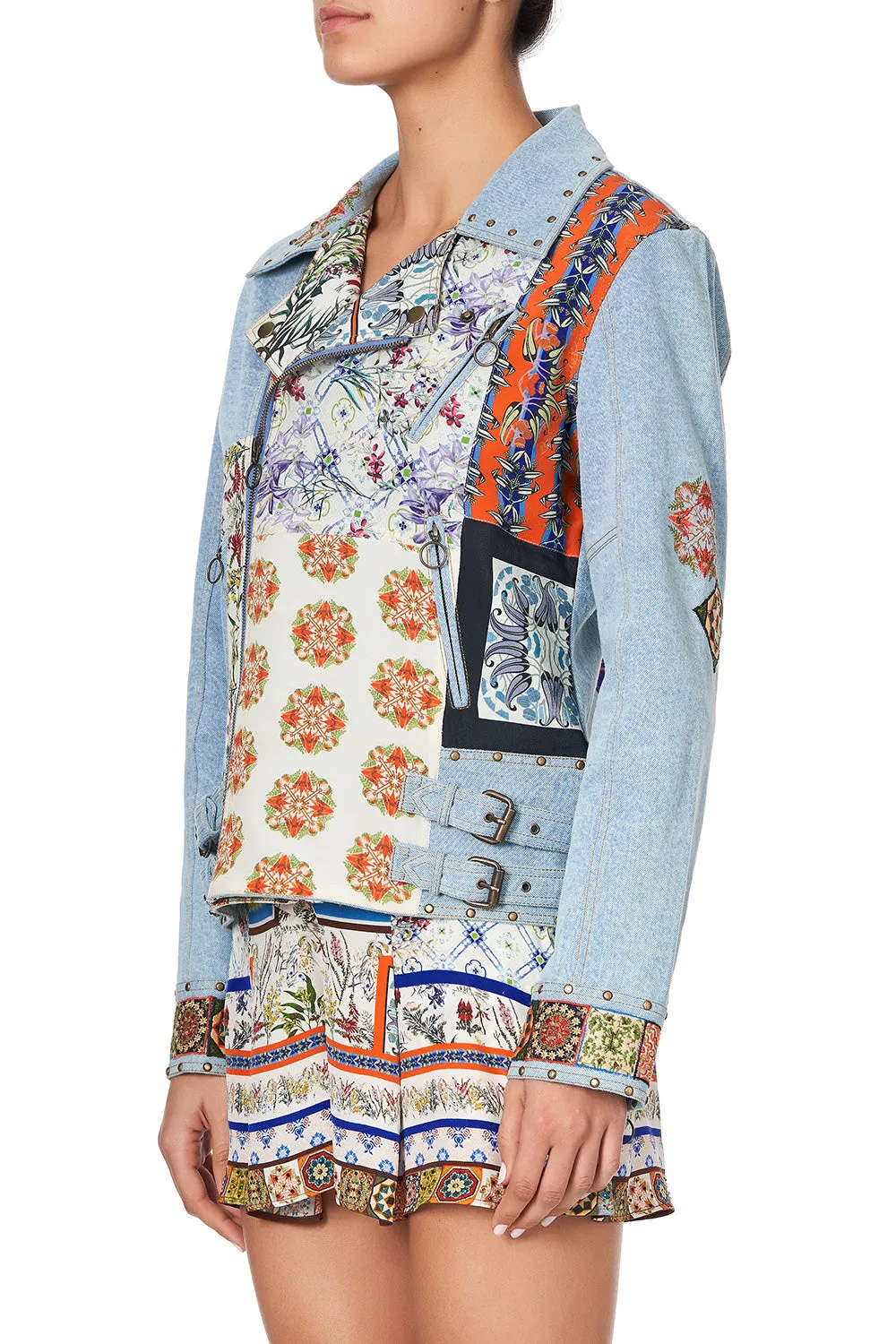 PATCHWORK DENIM JACKET GONE COAST