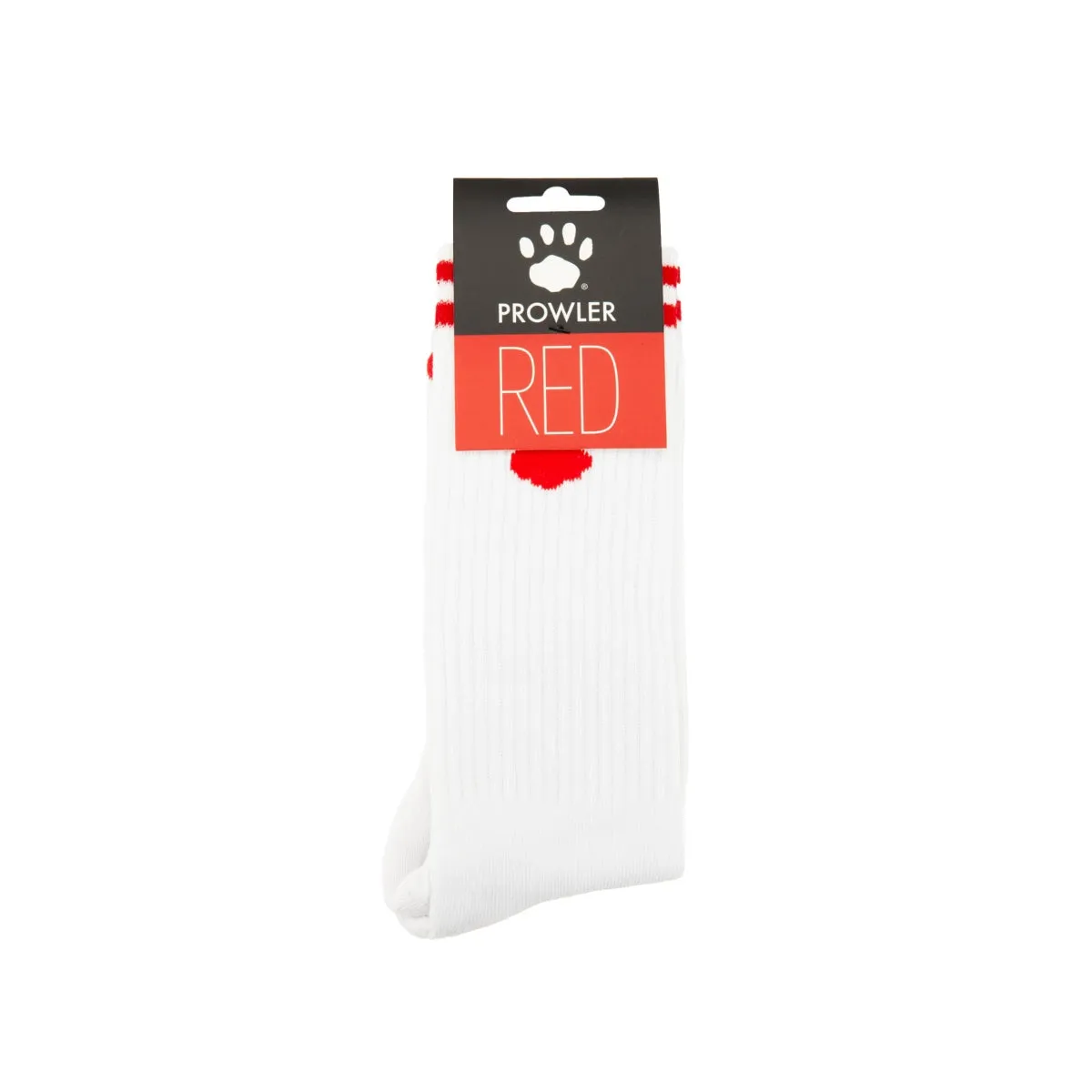 Prowler RED Crew Socks White Red