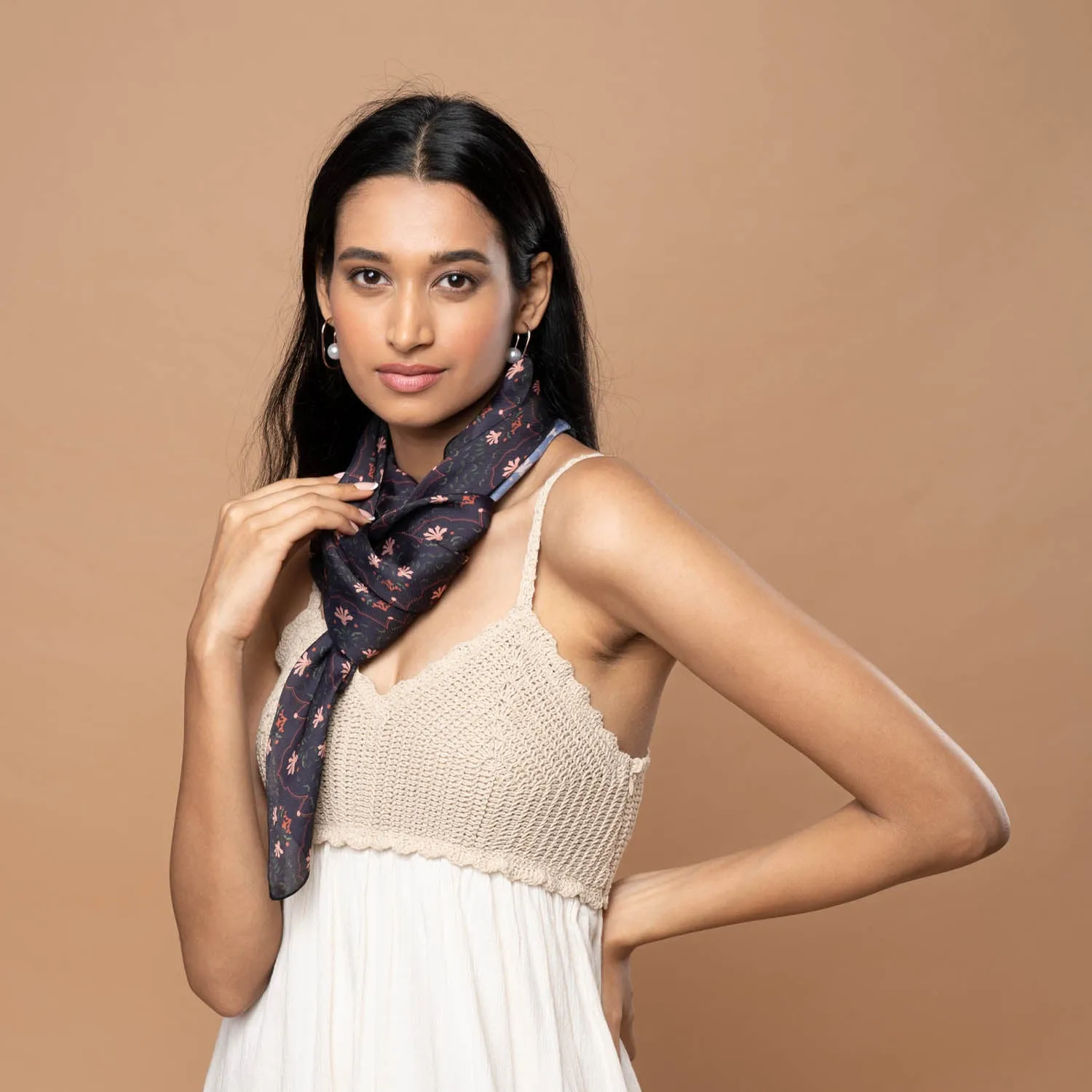 Rajkot Blossom Square Scarves