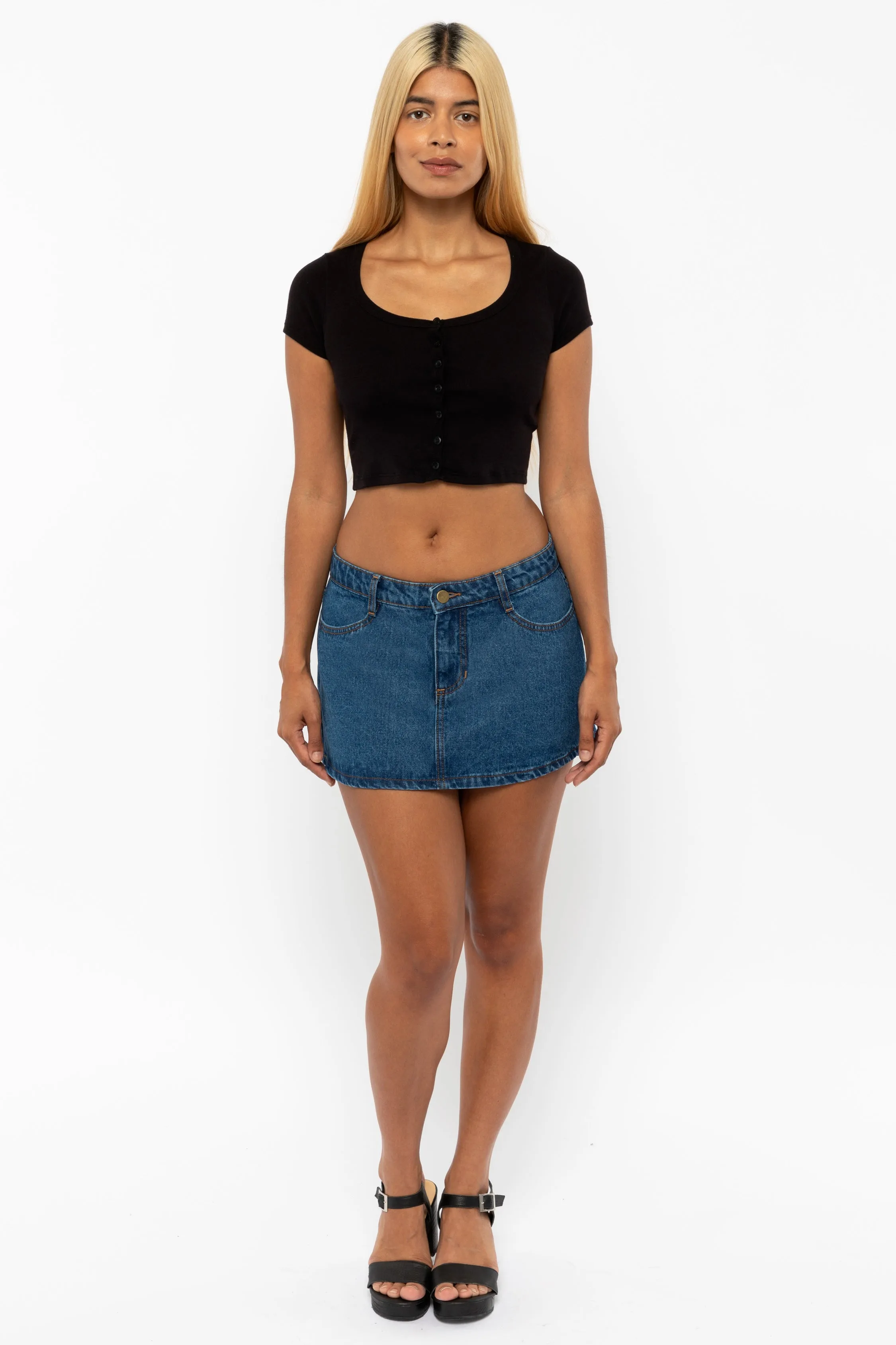 RDNW30 - Denim Micro Mini Skirt