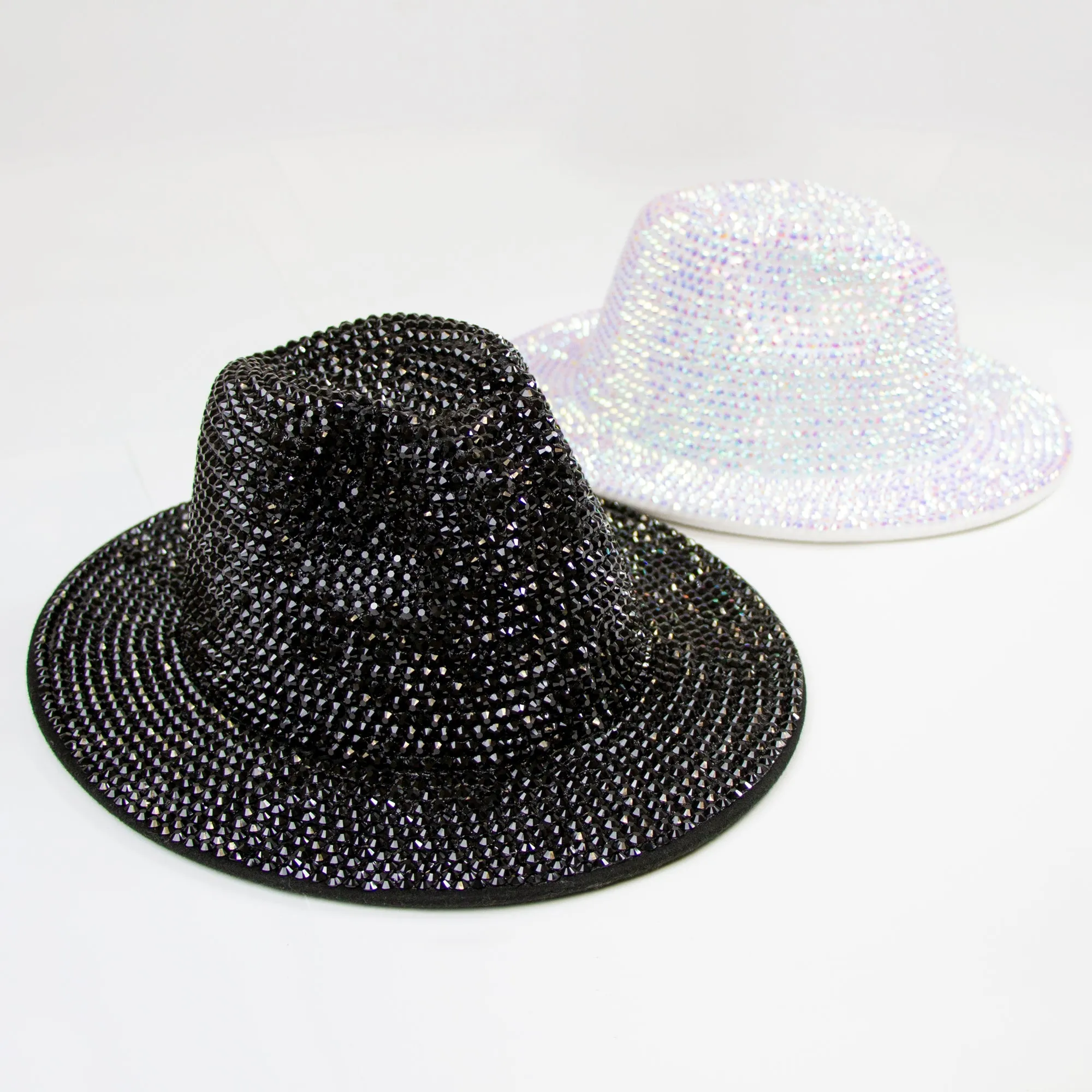 Rhinestone Fedora Hat