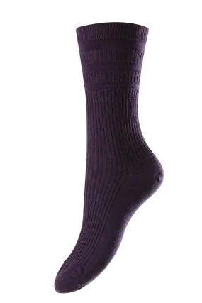 Royal Purple Wedding Socks