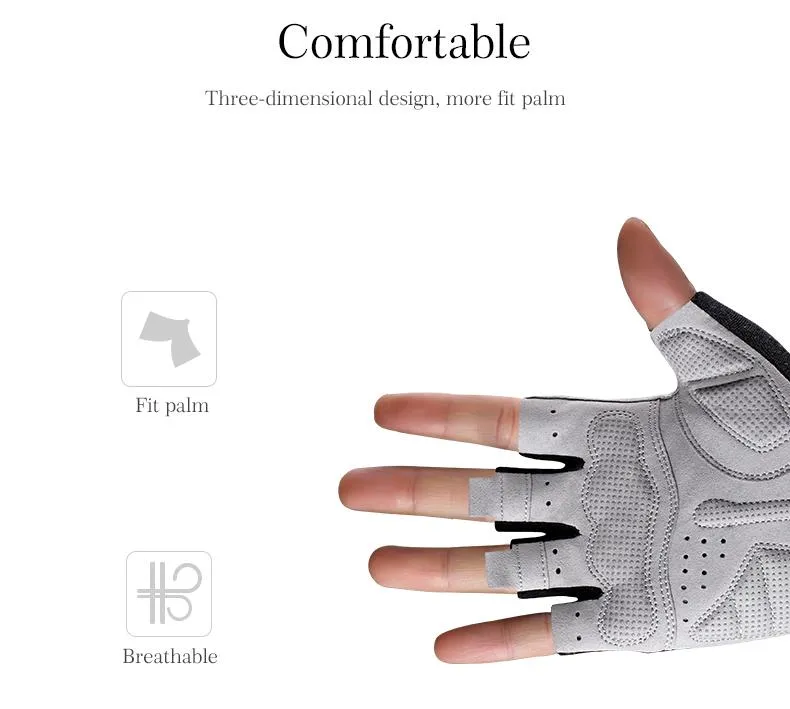 Shockproof Half-Finger Cycling Gloves