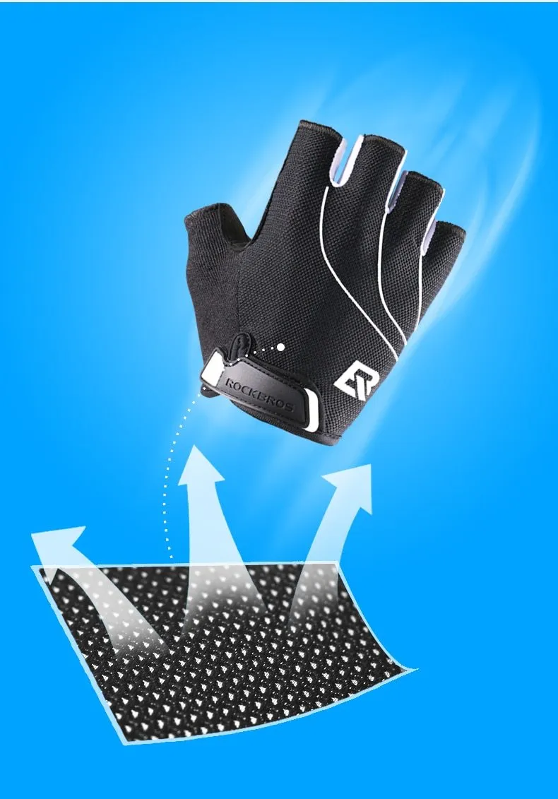 Shockproof Half-Finger Cycling Gloves