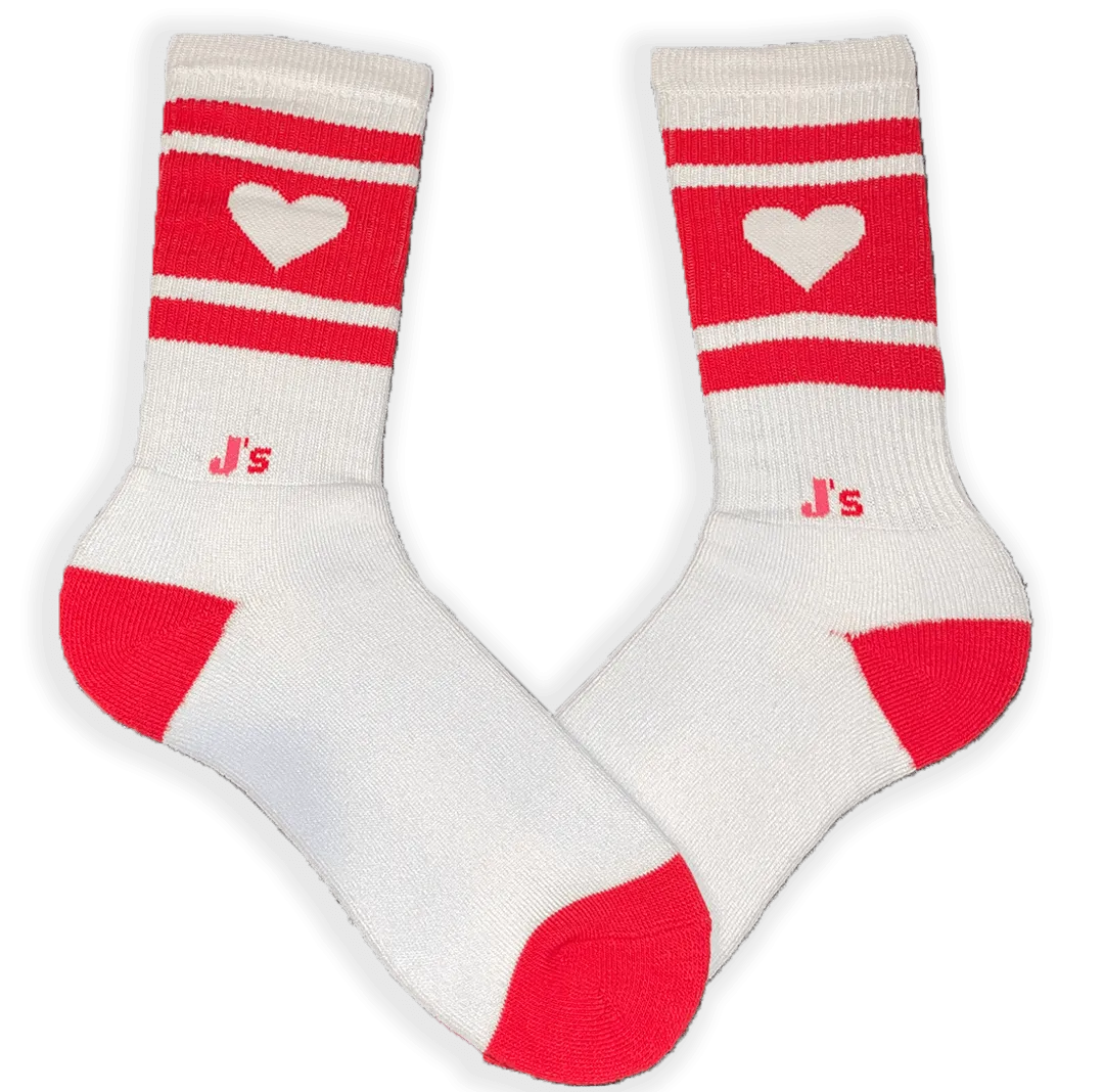 Sporty Heart Women's Athletic Sock