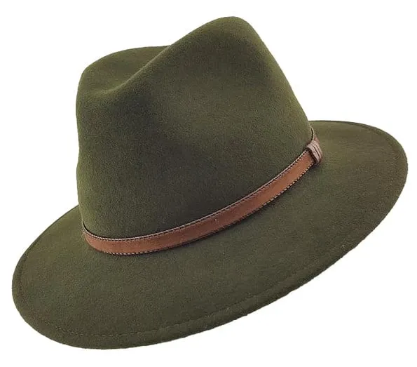 Stanton Laurence Fedora - Olive