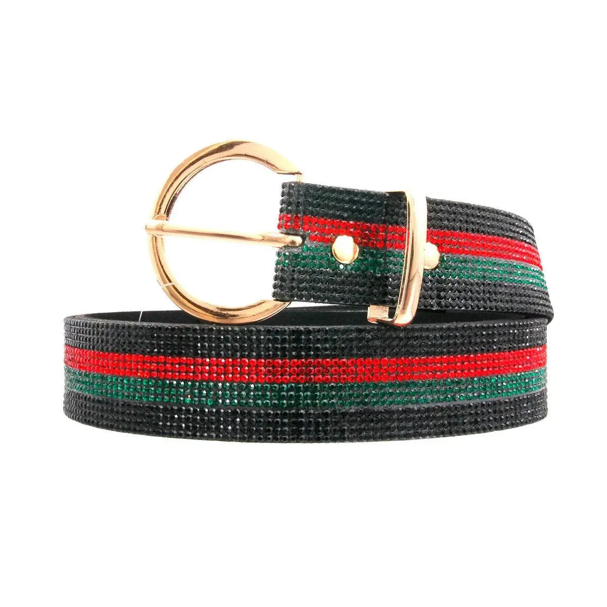 Stunning Multicolor Striped Belt for Fashion-Forward Women!