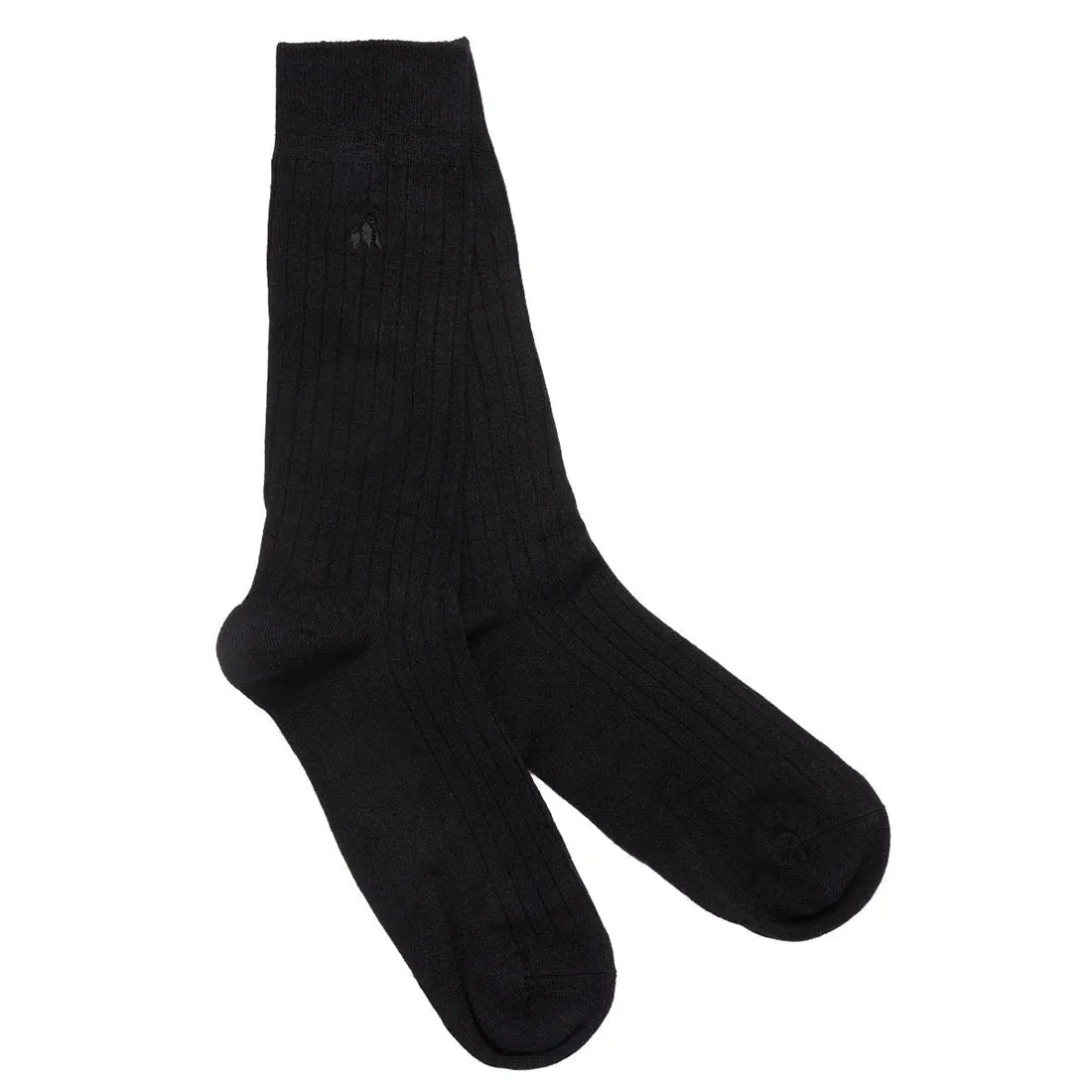 Swole Panda Men's Plain Bamboo Socks - Size 7-11