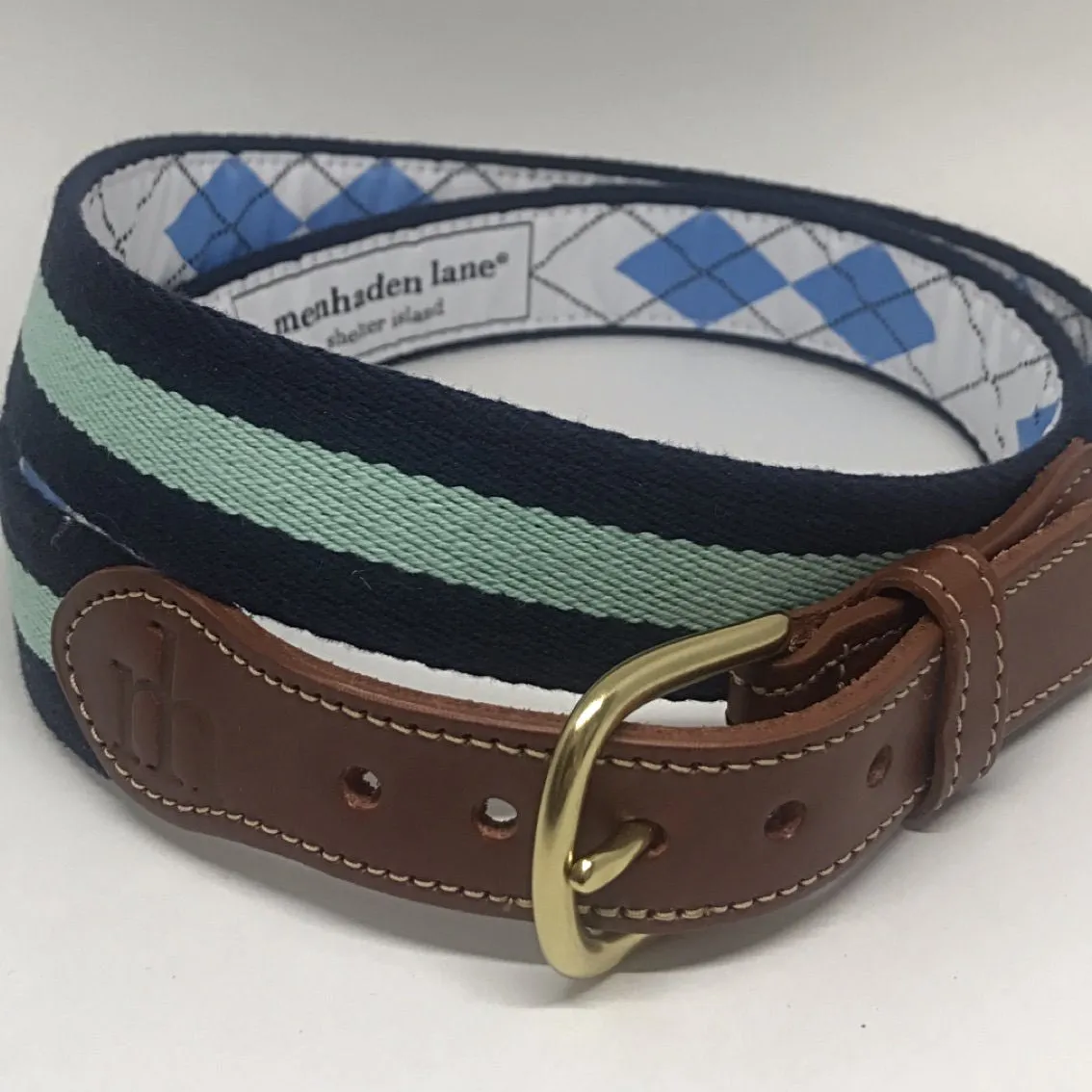 The "Wilmington" Collegiate Striped Belt