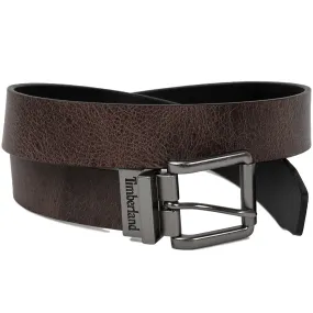 Timberland Men's 35mm Volcano Leather Reversible Belt