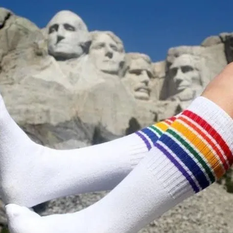 Under The Knee Pride Tube Socks