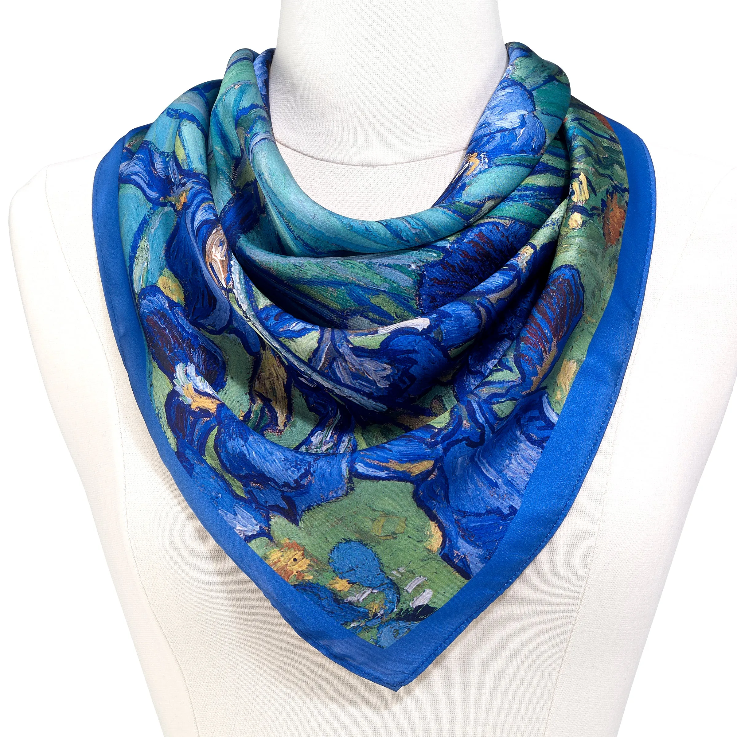 Van Gogh Irises Square Scarf