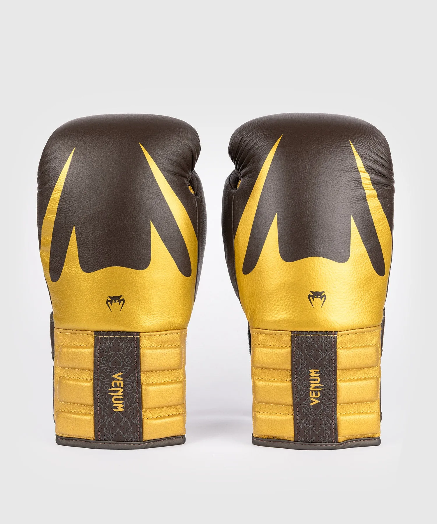 Venum Reverso Boxing Gloves - Chocolate / Gold