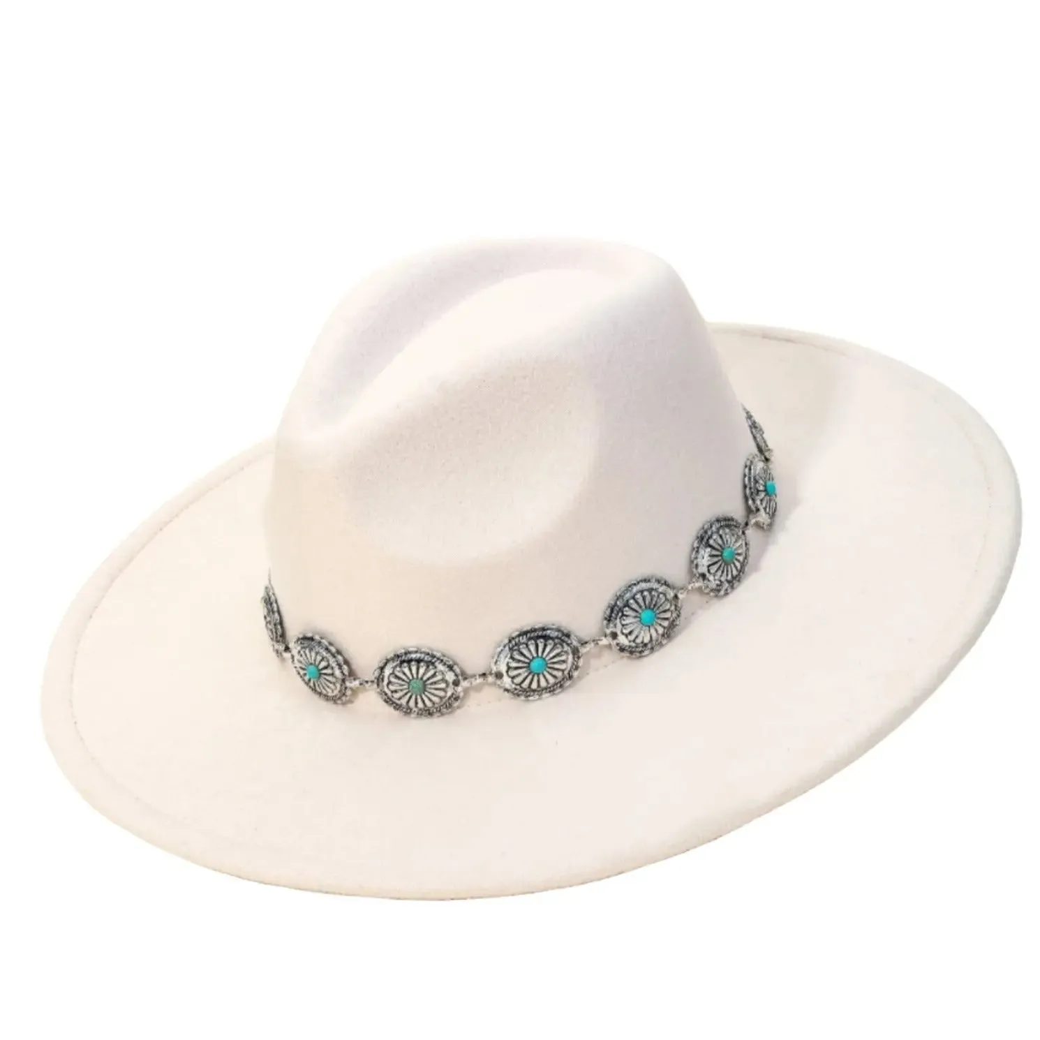 Western Concho Chain Hat