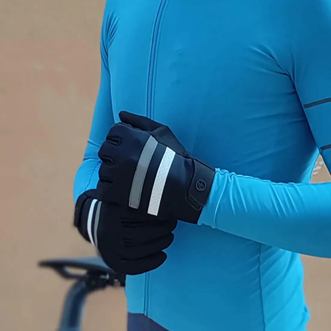 Winter Cycling Gloves Bicycle Gloves Windproof Waterproof Thermal Warm Fleece Mtb Gloves Long Distance Cycling Gloves