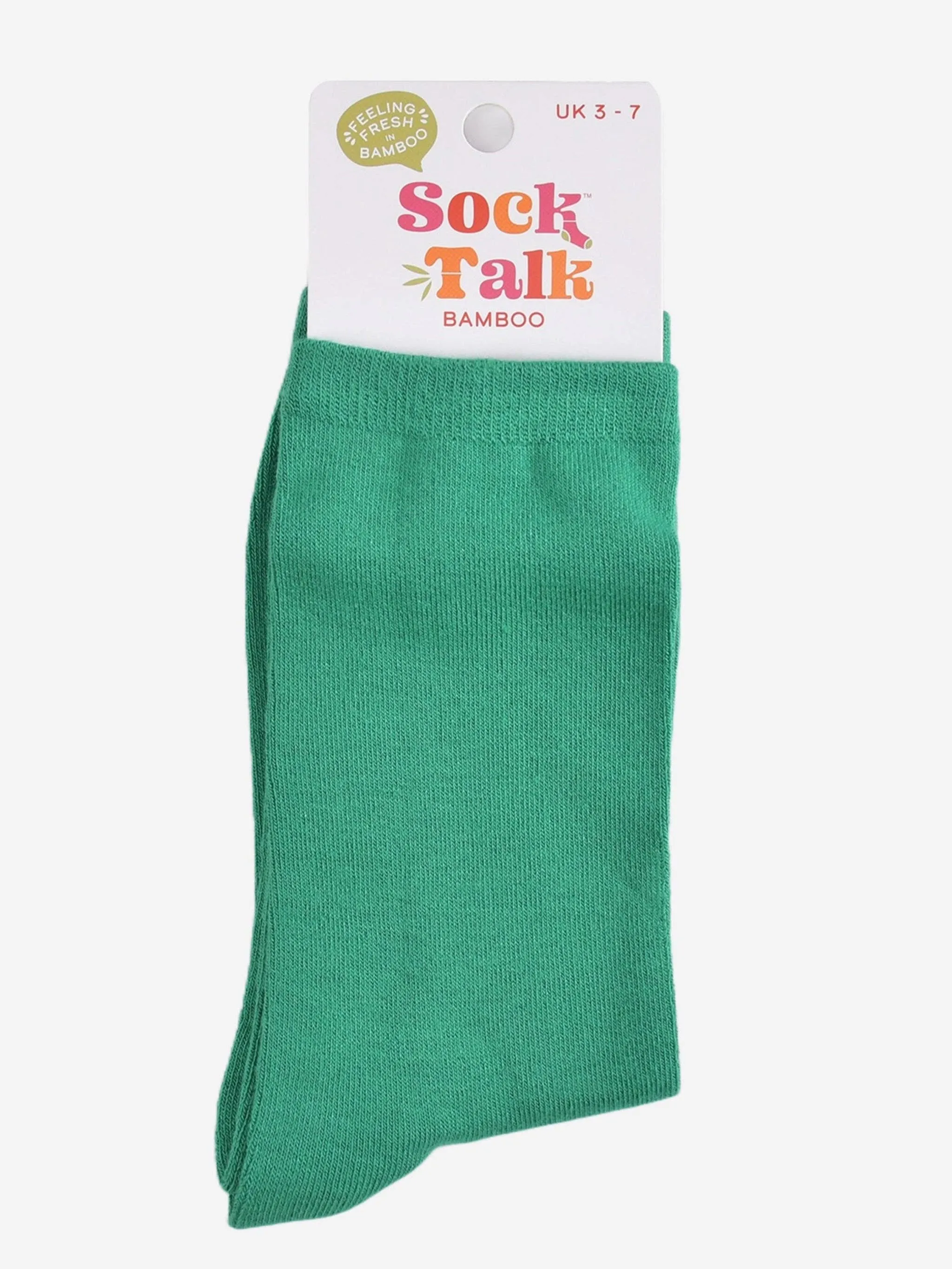 Women's Bright Green Bamboo Socks