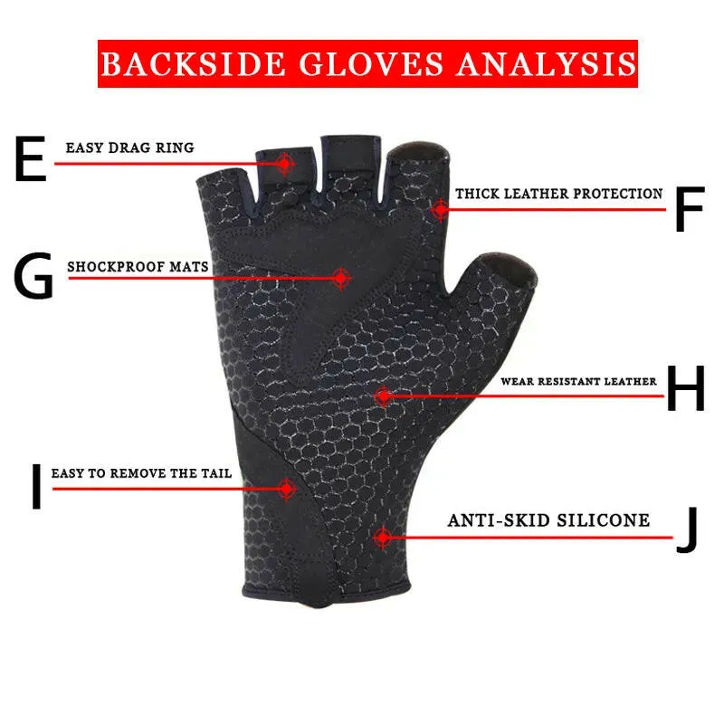 X-Tiger Cycling Gloves Outdoor Protect MTB Bike Gloves Washable Breathable Polyester Spandex Half Finger Racing Bicycle Gloves